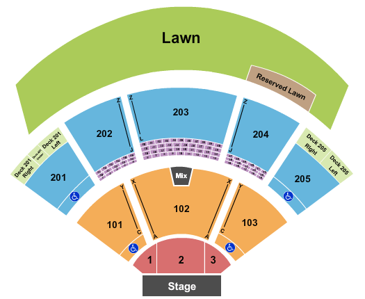 Veterans United Home Loans Amphitheater Outlaw Music Festival Seating Chart